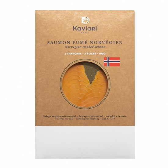 Somon afumat Norvegia 100 g | Kaviari